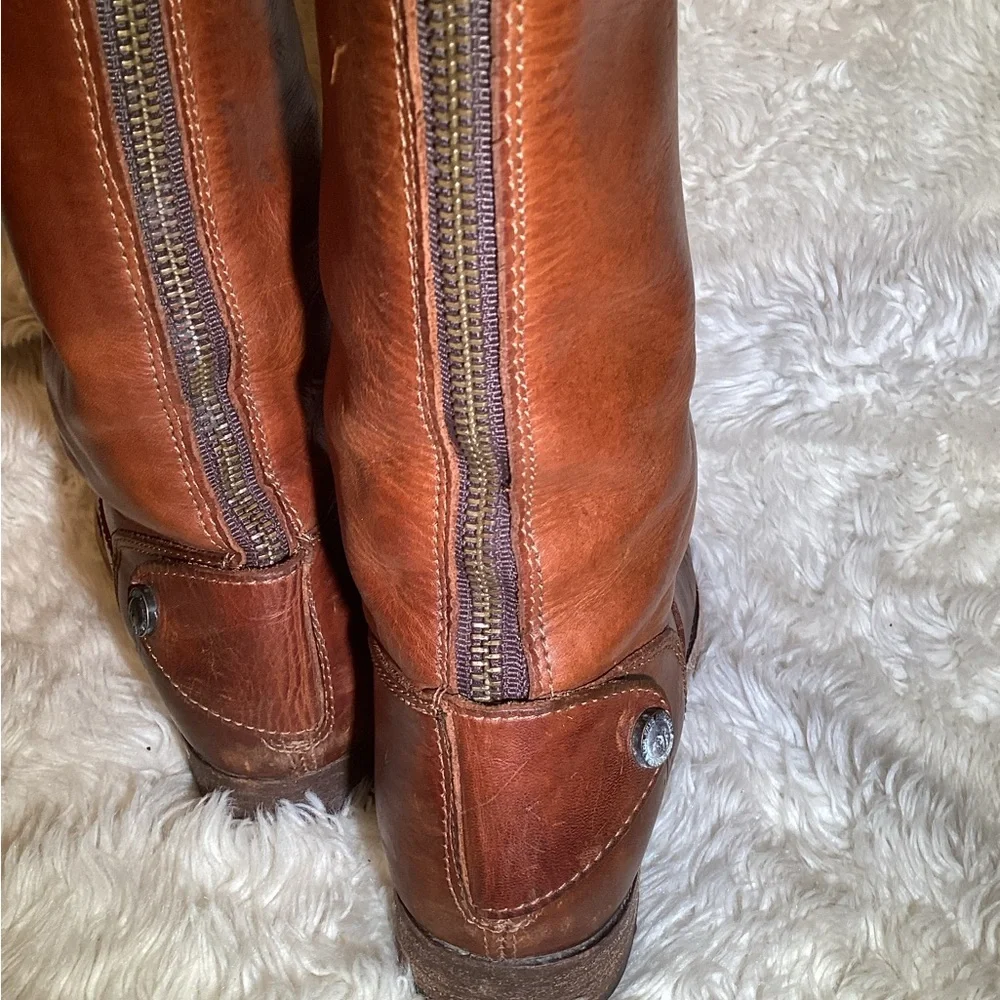 Frye Womens brown Leather riding Boots size 7